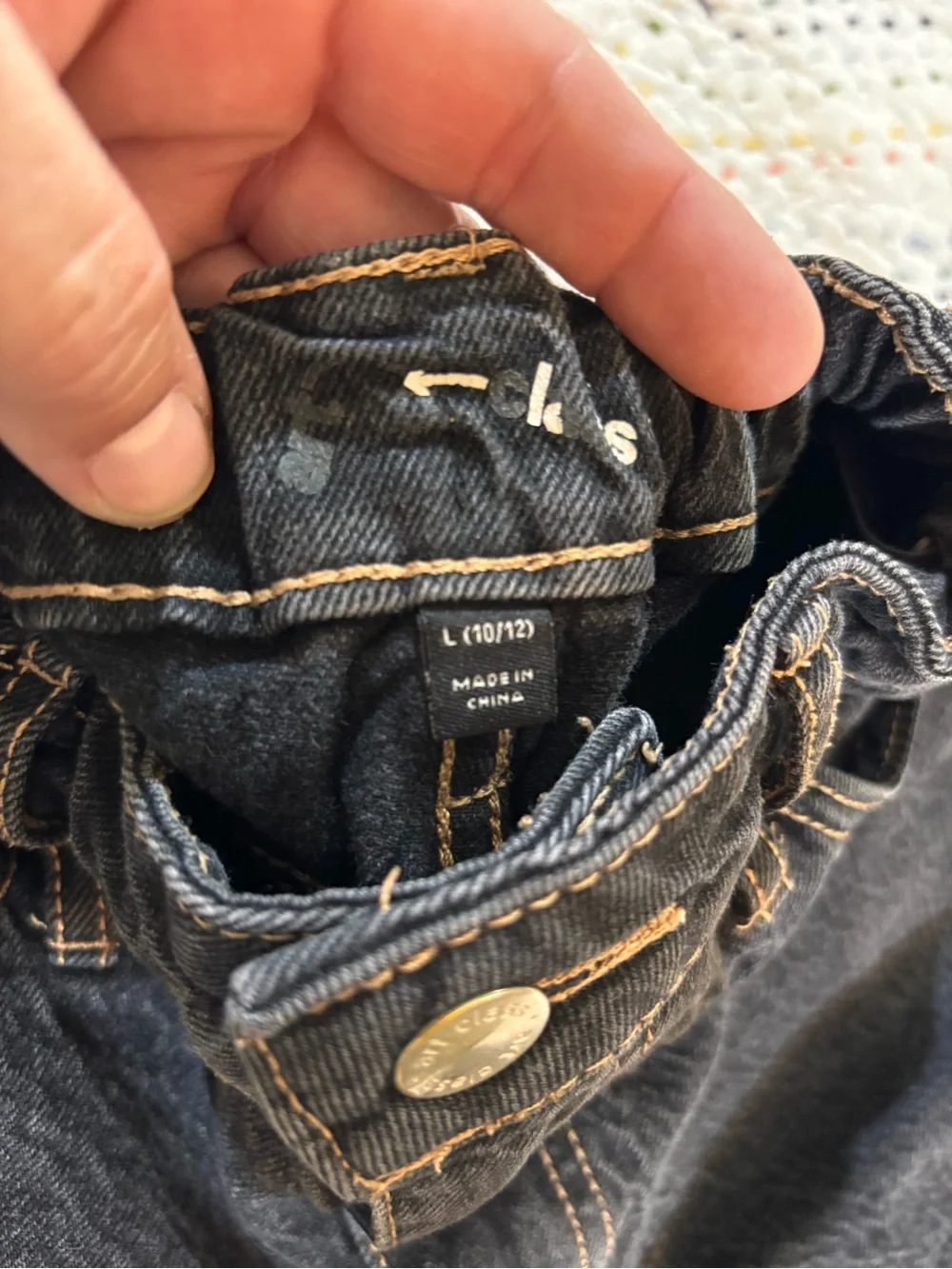 JPaperbag-Waist Rolled-Hem Denim Shorts